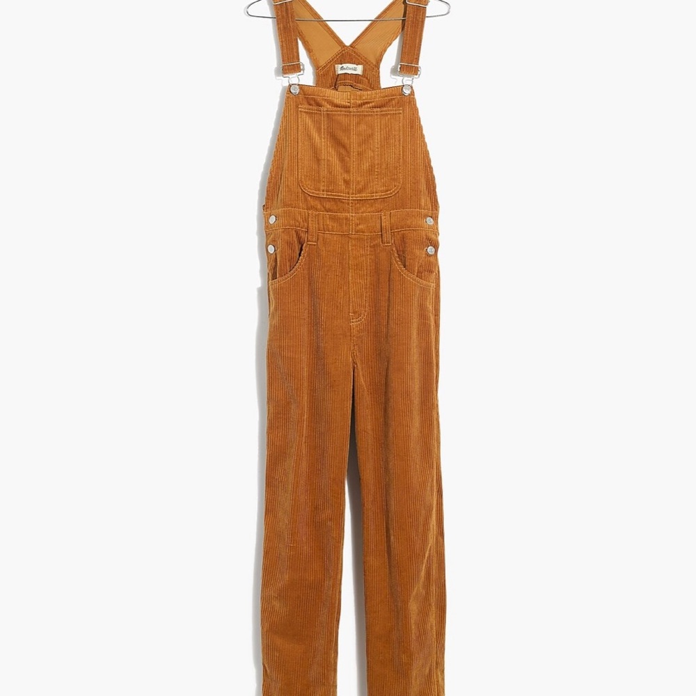 Madewell Straight-Leg Overalls: Corduroy Edition